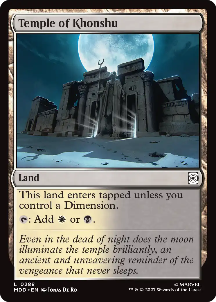 Temple of Khonshu [Marvel: Darkhold Destiny] | Lots Moore NSW