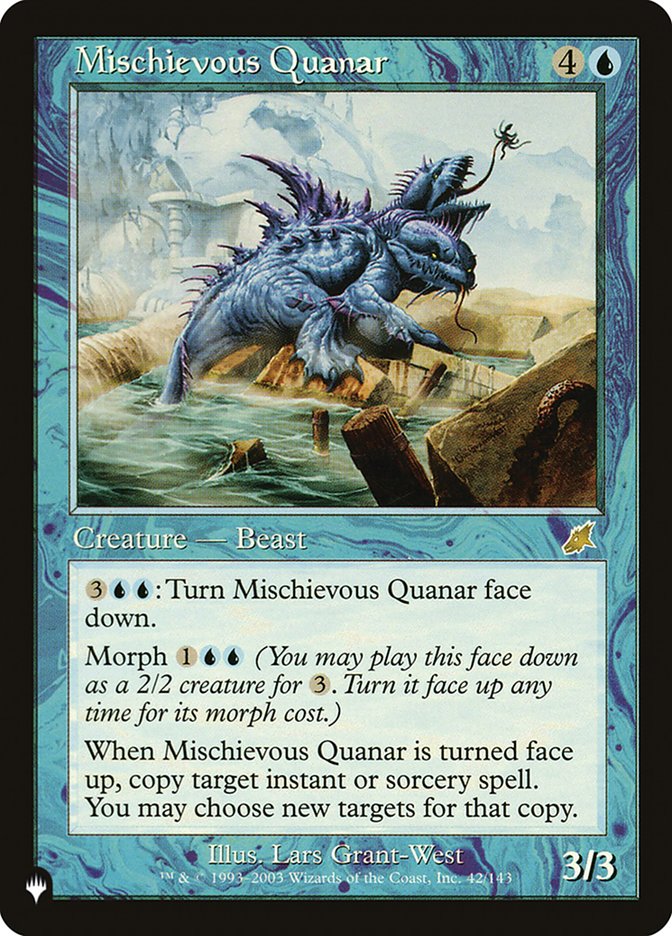 Mischievous Quanar [The List] | Lots Moore NSW