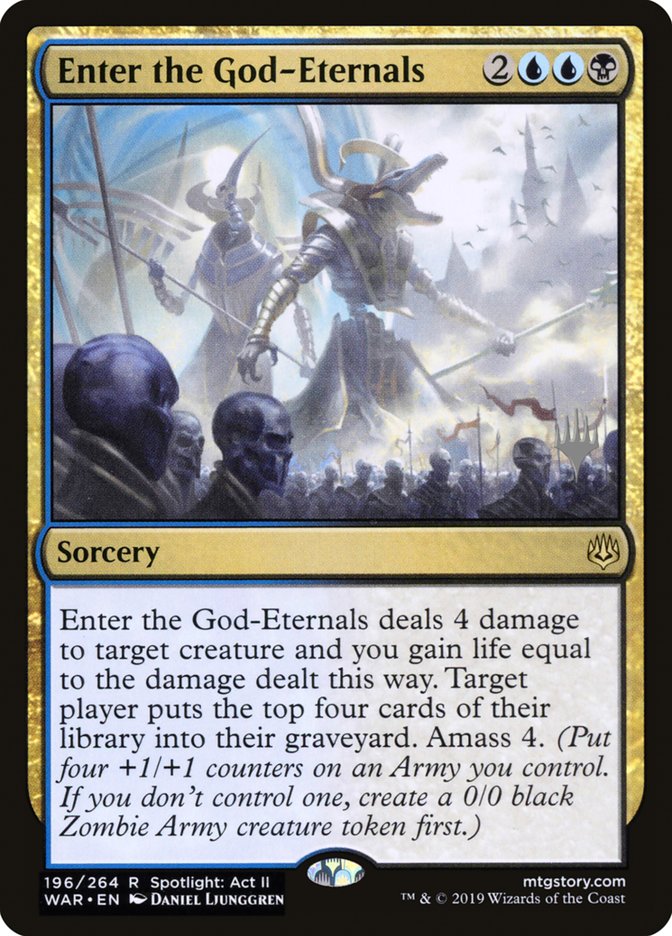 Enter the God-Eternals (Promo Pack) [War of the Spark Promos] | Lots Moore NSW