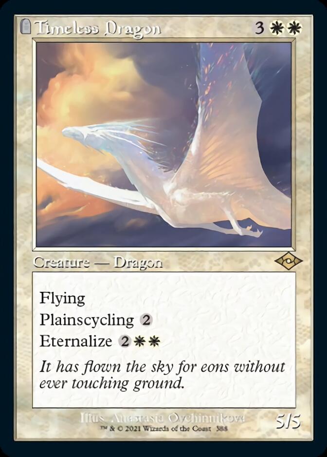 Timeless Dragon (Retro Foil Etched) [Modern Horizons 2] | Lots Moore NSW