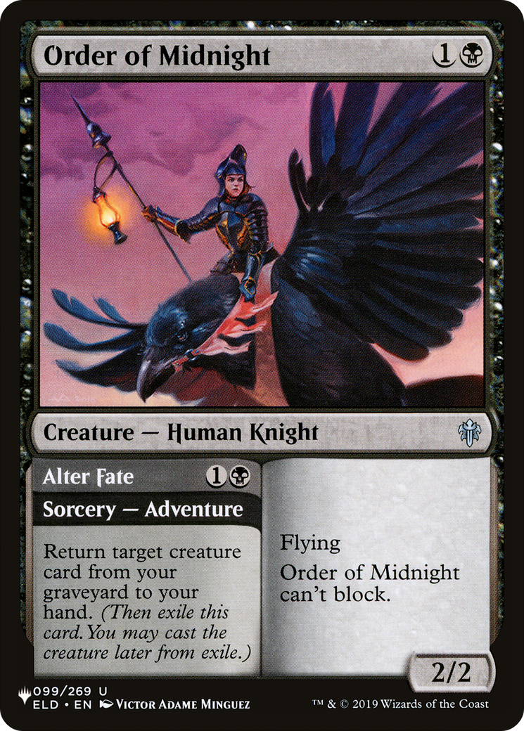 Order of Midnight [The List] | Lots Moore NSW