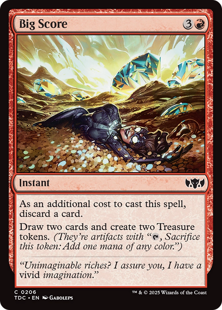 Big Score [Tarkir: Dragonstorm Commander] | Lots Moore NSW