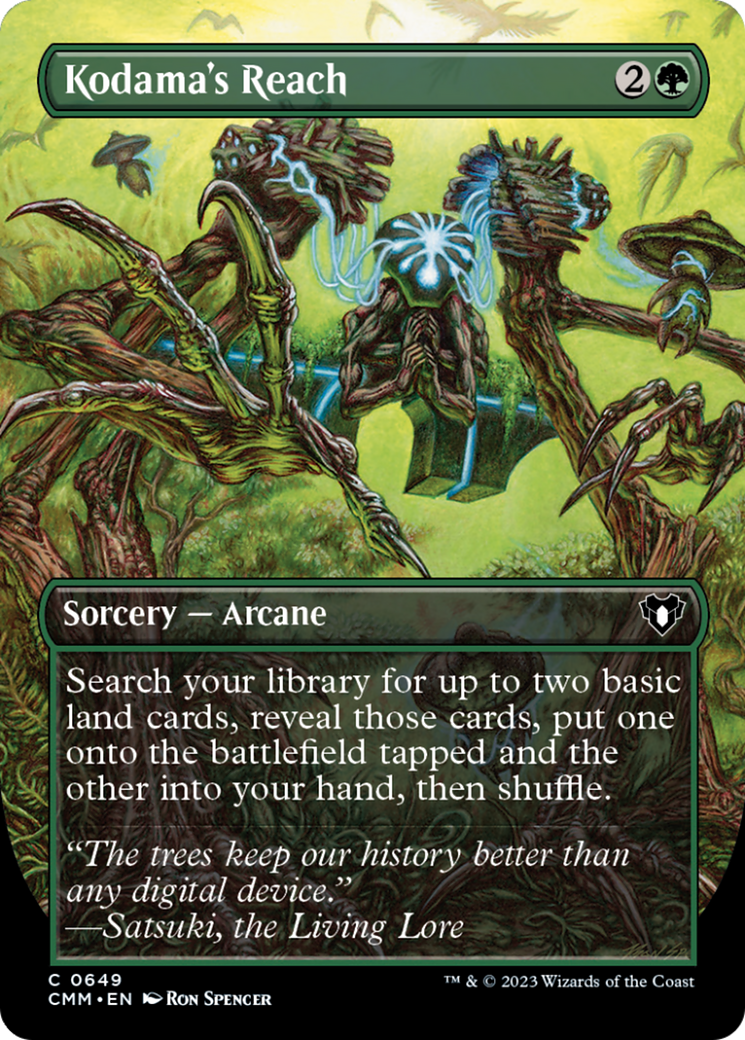 Kodama's Reach (Borderless Alternate Art) [Commander Masters] | Lots Moore NSW