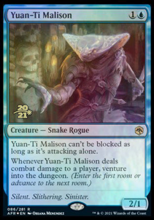 Yuan-Ti Malison [Dungeons & Dragons: Adventures in the Forgotten Realms Prerelease Promos] | Lots Moore NSW