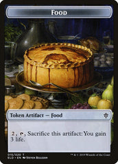 Human Rogue // Food (15) Double-Sided Token [Throne of Eldraine Tokens] | Lots Moore NSW