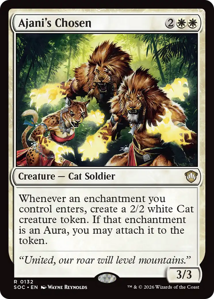 Ajani's Chosen [Secrets of Strixhaven Commander] | Lots Moore NSW