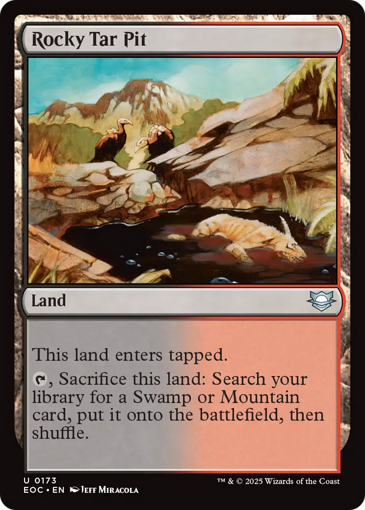 Rocky Tar Pit [Edge of Eternities Commander] | Lots Moore NSW