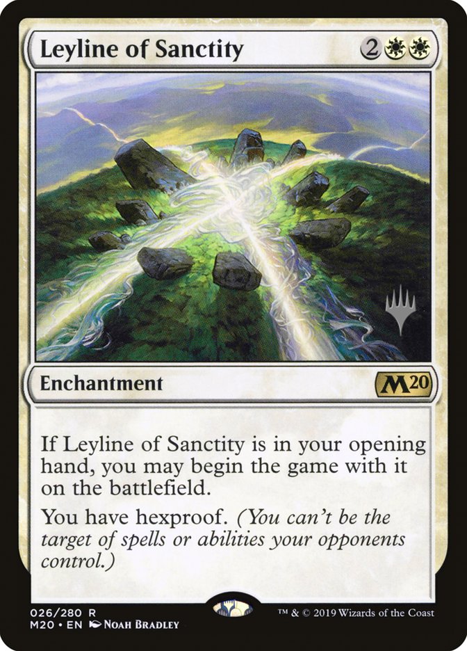 Leyline of Sanctity (Promo Pack) [Core Set 2020 Promos] | Lots Moore NSW