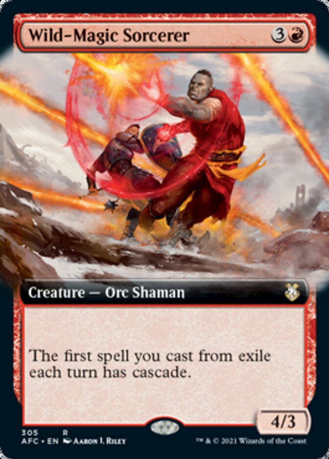 Wild-Magic Sorcerer (Extended Art) [Dungeons & Dragons: Adventures in the Forgotten Realms Commander] | Lots Moore NSW