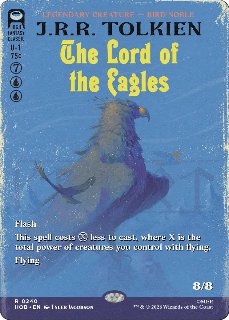 The Lord of the Eagles (Borderless) [The Hobbit] | Lots Moore NSW