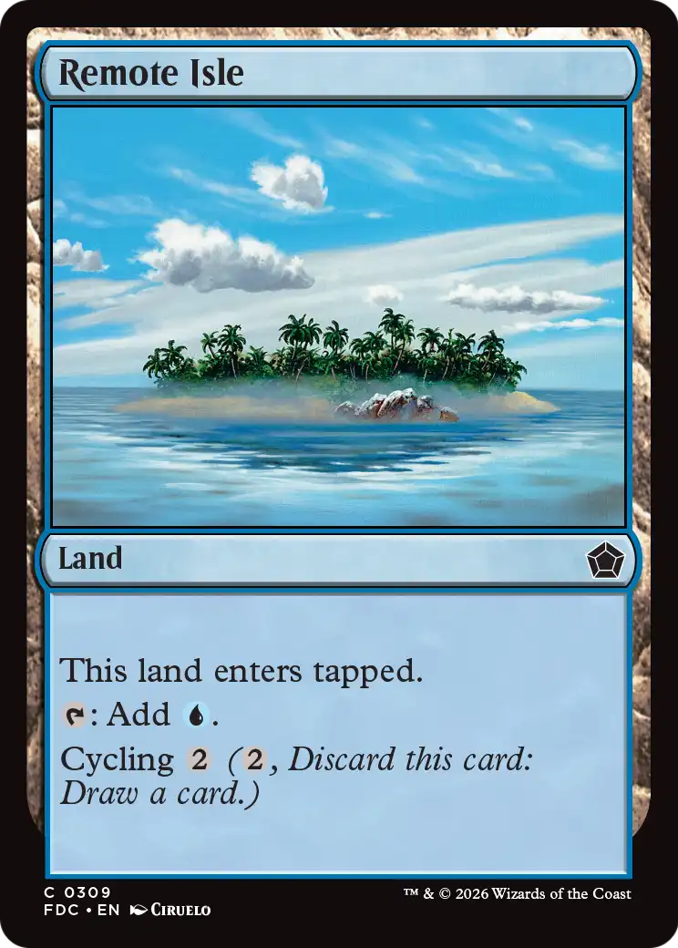 Remote Isle [Foundations Commander] | Lots Moore NSW