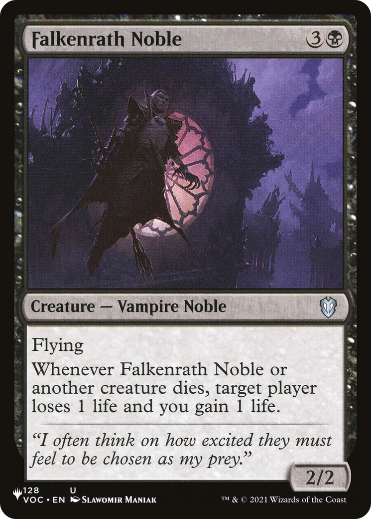 Falkenrath Noble [The List] | Lots Moore NSW