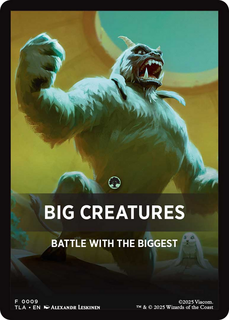 Big Creatures Theme Card [Avatar: The Last Airbender] | Lots Moore NSW