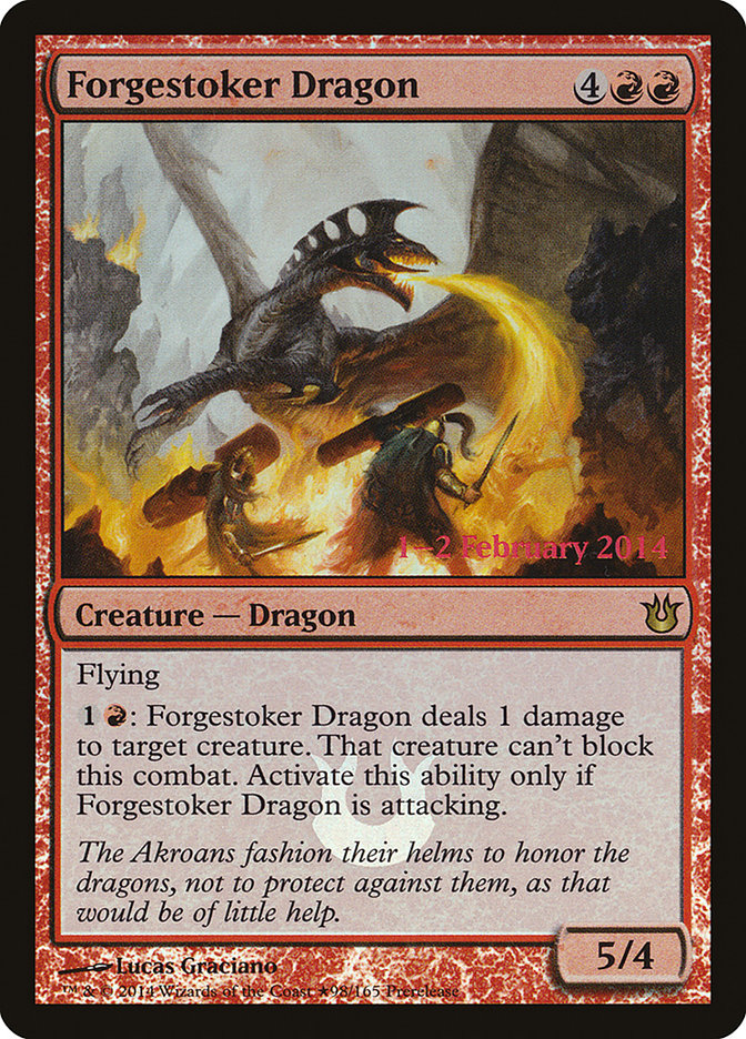 Forgestoker Dragon [Born of the Gods Prerelease Promos] | Lots Moore NSW