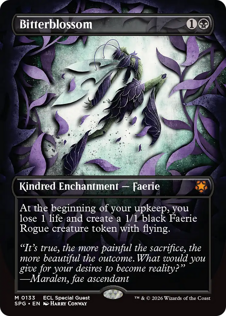 Bitterblossom (Borderless) [Lorwyn Eclipsed Special Guests] | Lots Moore NSW