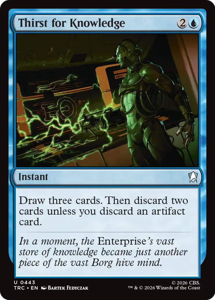 Thirst for Knowledge (Surge Foil) [Star Trek Commander] | Lots Moore NSW