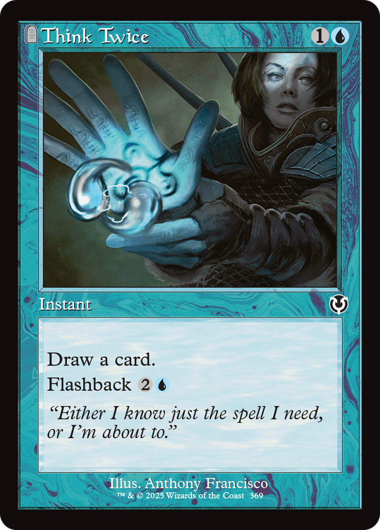 Think Twice (Retro Frame) [Innistrad Remastered] | Lots Moore NSW