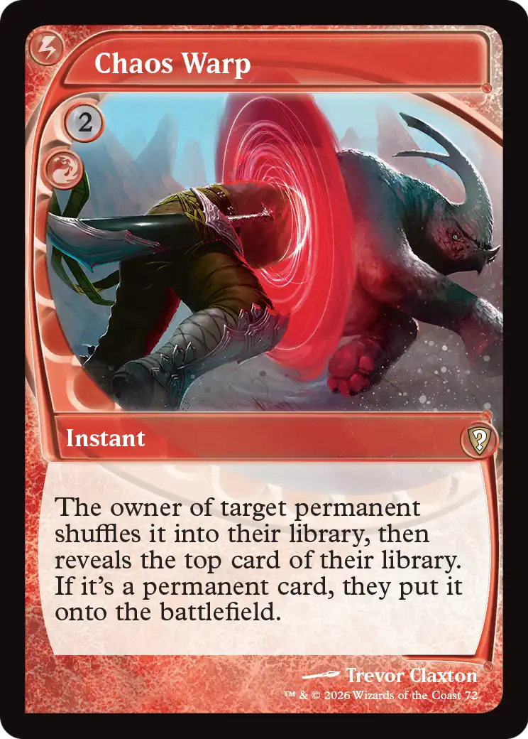Chaos Warp (Future Sight) [Mystery Booster: Commander Edition] | Lots Moore NSW