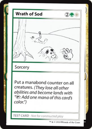 Wrath of Sod (2021 Edition) [Mystery Booster Playtest Cards] | Lots Moore NSW