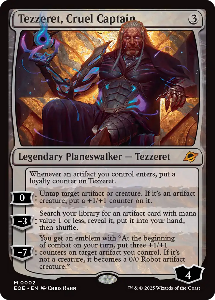 Tezzeret, Cruel Captain [Edge of Eternities] | Lots Moore NSW