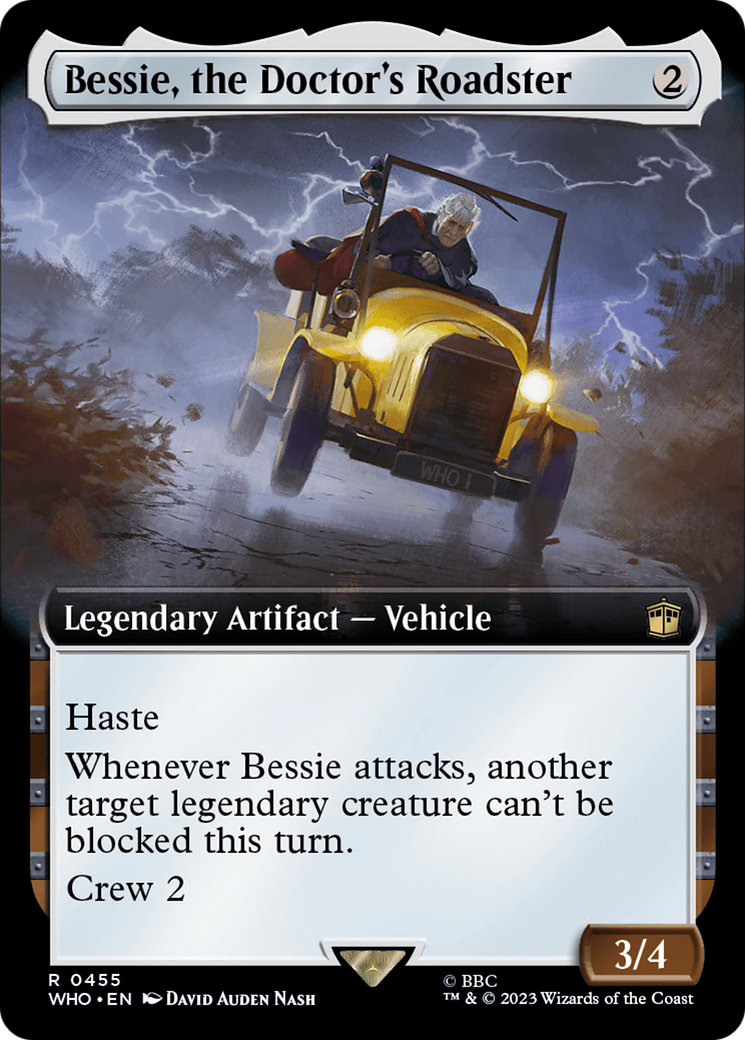 Bessie, the Doctor's Roadster (Extended Art) [Doctor Who] | Lots Moore NSW