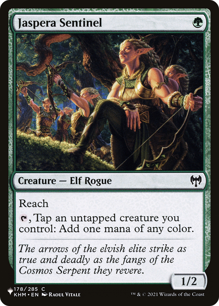 Jaspera Sentinel [The List] | Lots Moore NSW