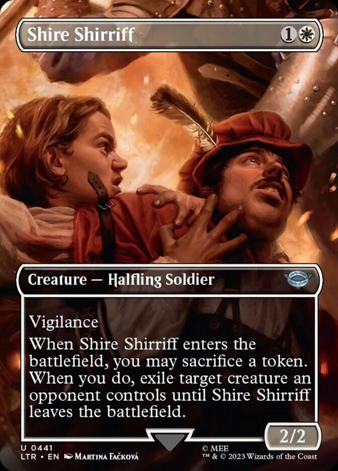 Shire Shirriff (Borderless Alternate Art) [The Lord of the Rings: Tales of Middle-Earth] | Lots Moore NSW