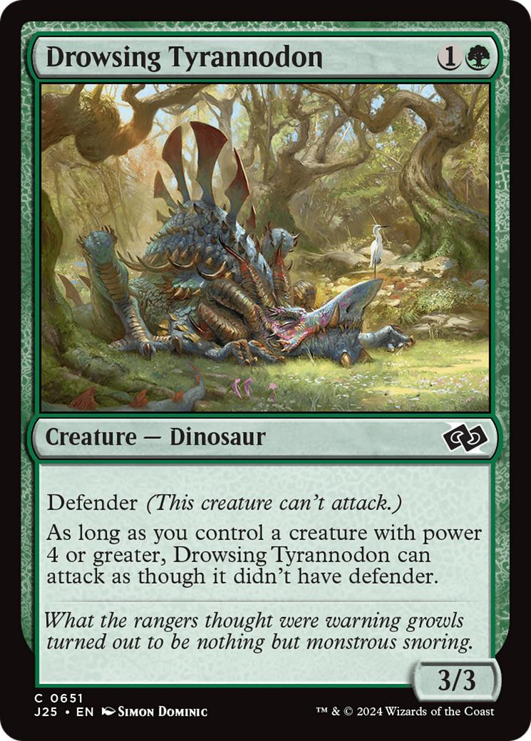 Drowsing Tyrannodon [Foundations Jumpstart] | Lots Moore NSW