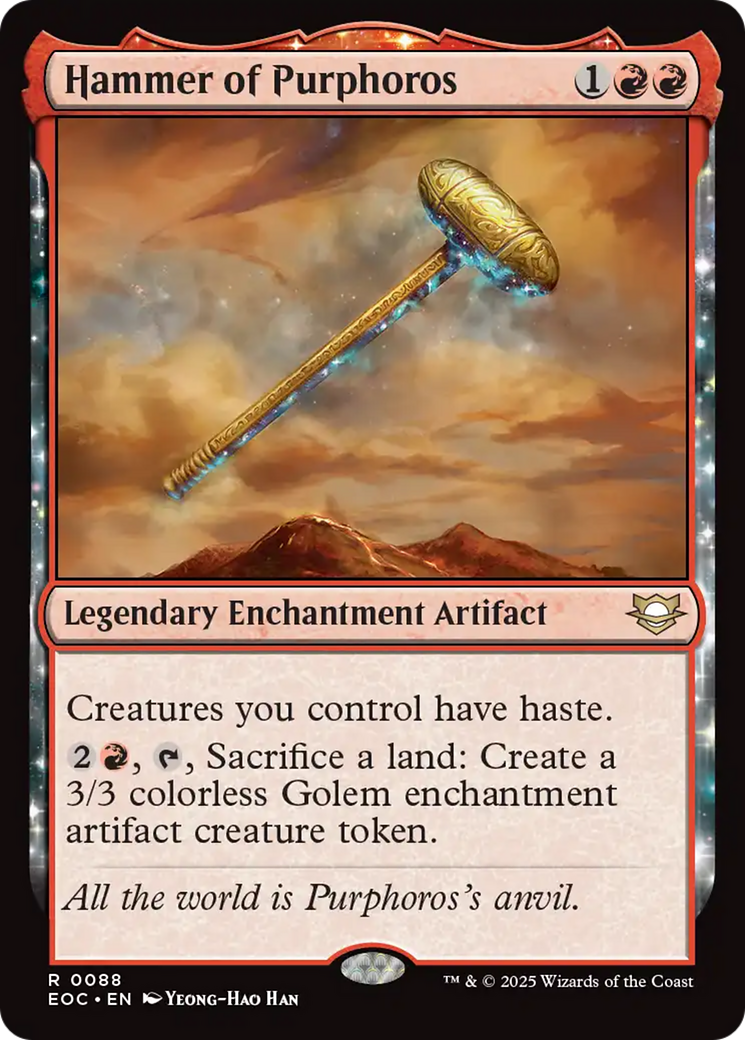 Hammer of Purphoros [Edge of Eternities Commander] | Lots Moore NSW