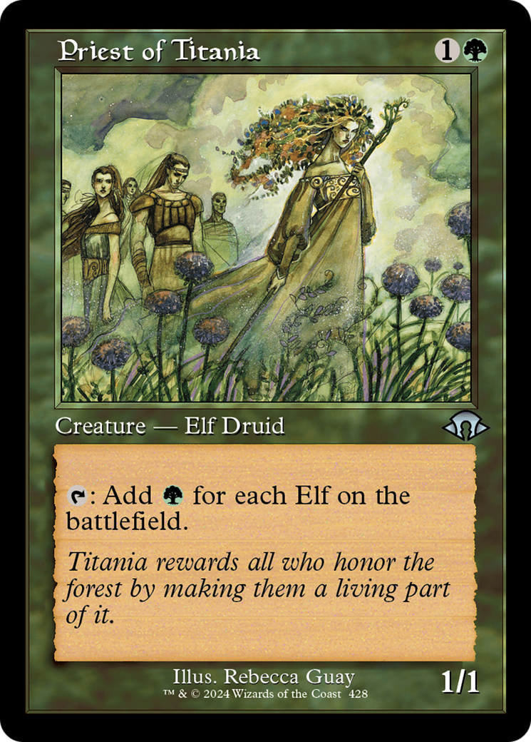 Priest of Titania (Retro) [Modern Horizons 3] | Lots Moore NSW