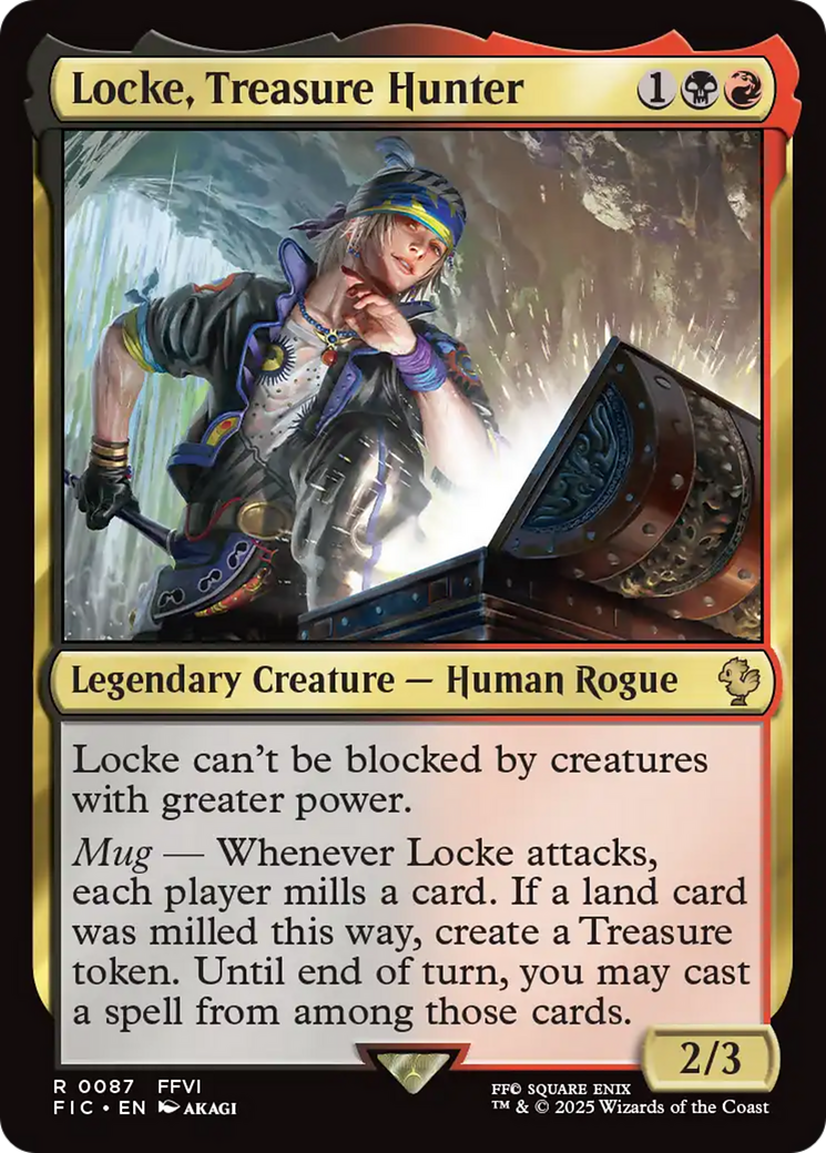 Locke, Treasure Hunter [FINAL FANTASY Commander] | Lots Moore NSW