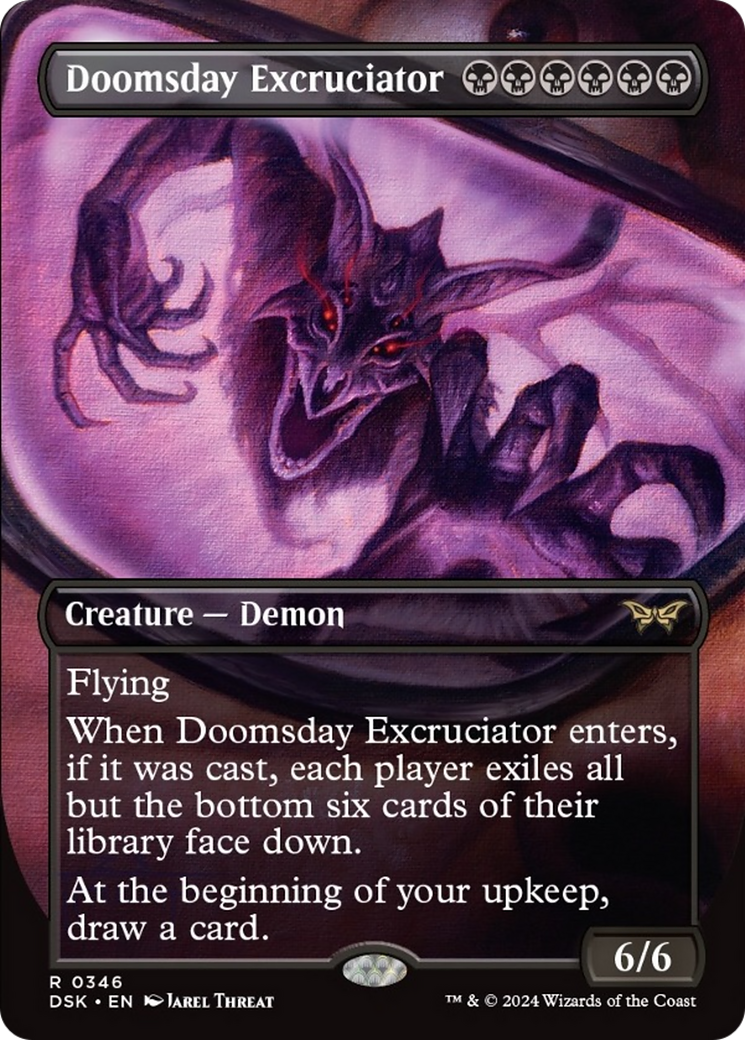 Doomsday Excruciator (Borderless) [Duskmourn: House of Horror] | Lots Moore NSW