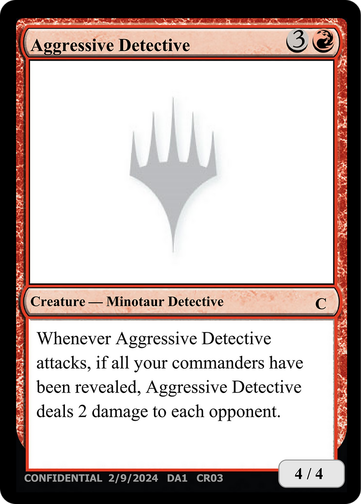 Aggressive Detective [Unknown Event] | Lots Moore NSW