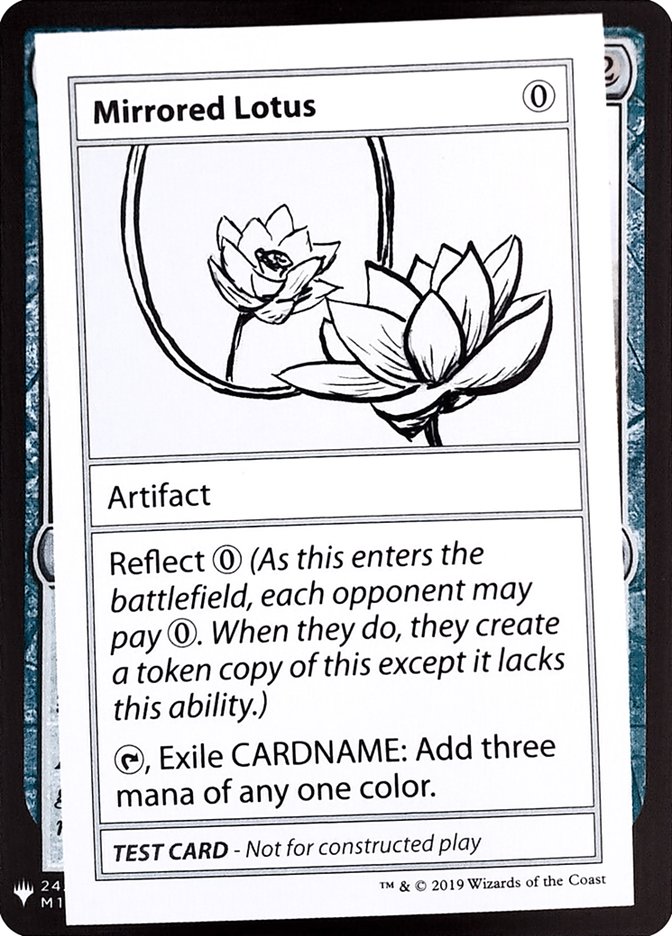 Mirrored Lotus [Mystery Booster Playtest Cards] | Lots Moore NSW