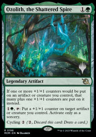 Ozolith, the Shattered Spire (Promo Pack) [March of the Machine Promos] | Lots Moore NSW