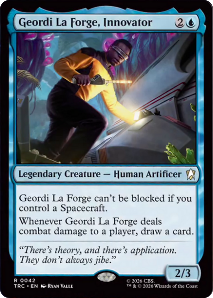 Geordi La Forge, Innovator (Surge Foil) [Star Trek Commander] | Lots Moore NSW