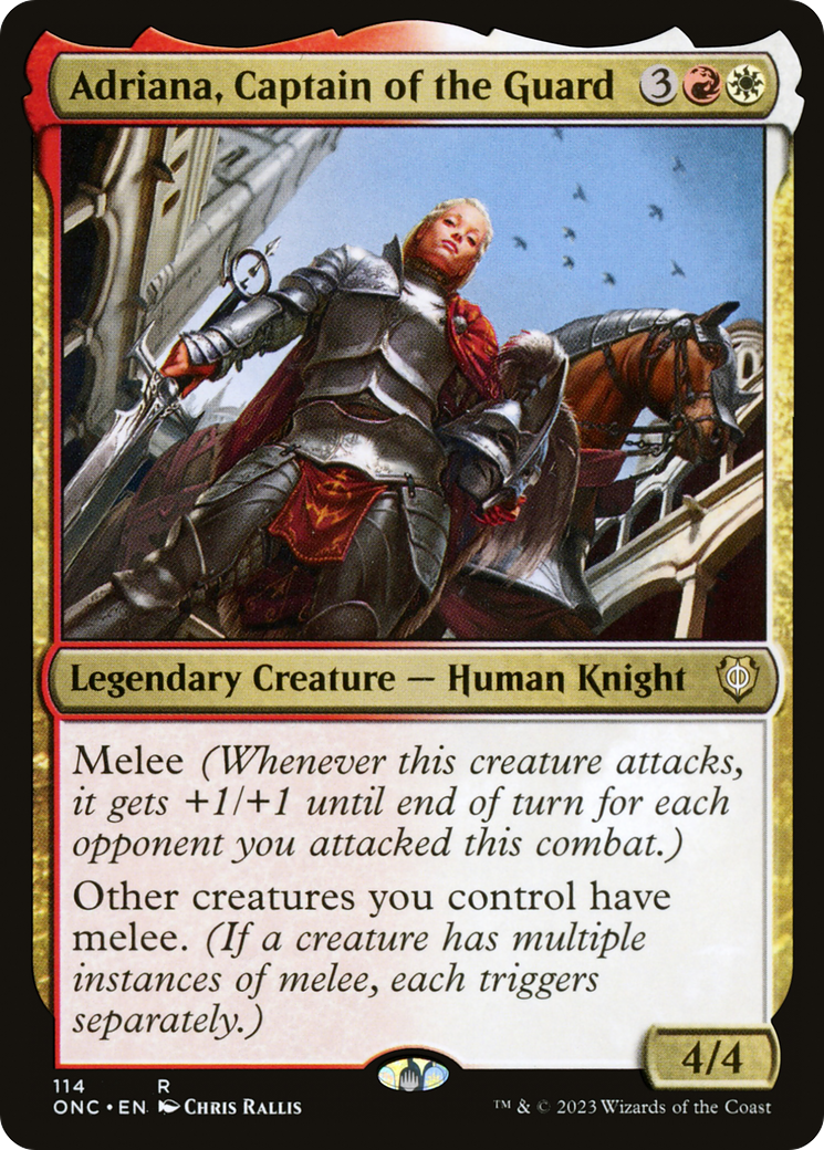 Adriana, Captain of the Guard [Phyrexia: All Will Be One Commander] | Lots Moore NSW