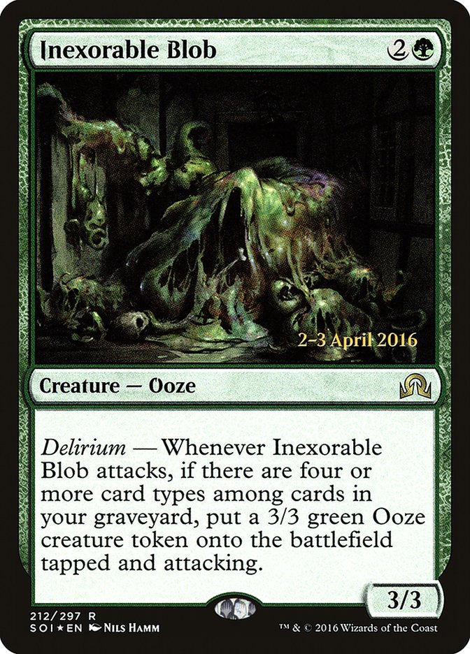 Inexorable Blob [Shadows over Innistrad Prerelease Promos] | Lots Moore NSW