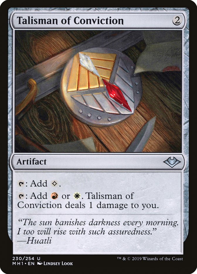 Talisman of Conviction [Modern Horizons] | Lots Moore NSW