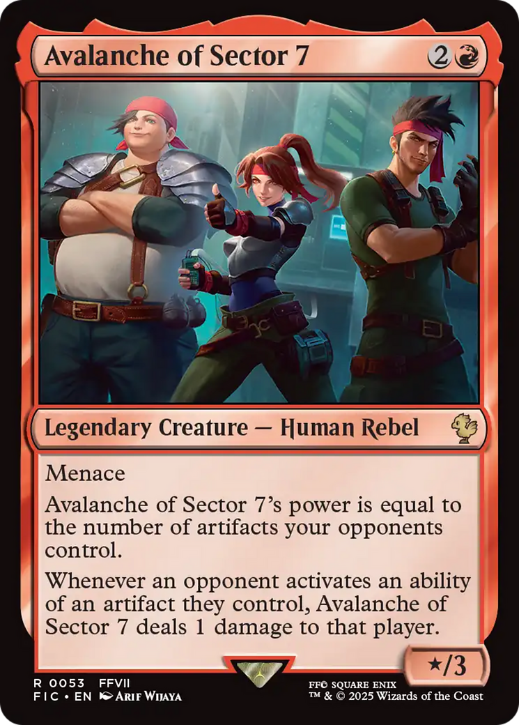 Avalanche of Sector 7 [FINAL FANTASY Commander] | Lots Moore NSW