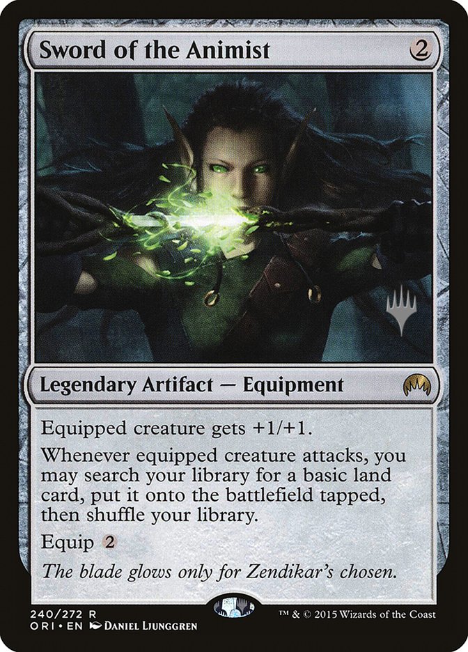 Sword of the Animist [Magic Origins Promos] | Lots Moore NSW