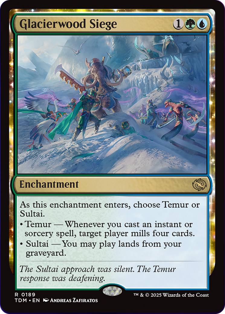 Glacierwood Siege [Tarkir: Dragonstorm] | Lots Moore NSW