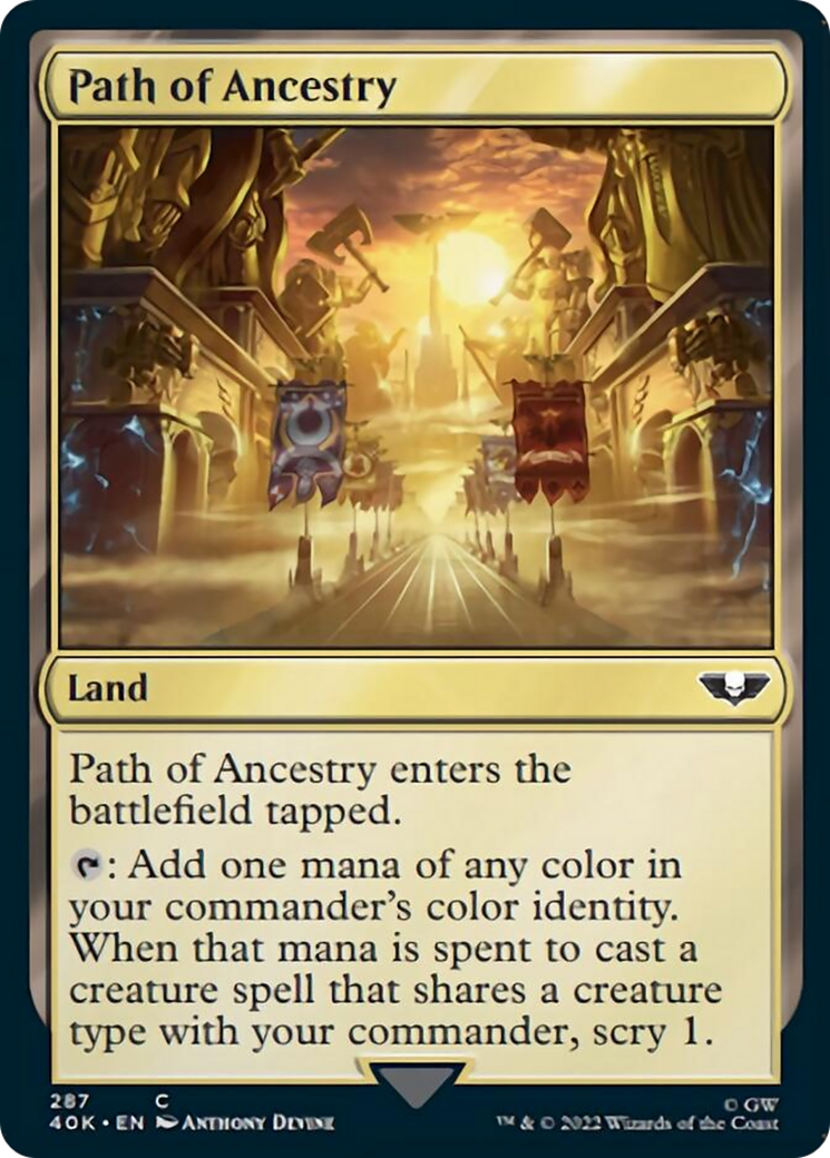 Path of Ancestry (Surge Foil) [Warhammer 40,000] | Lots Moore NSW