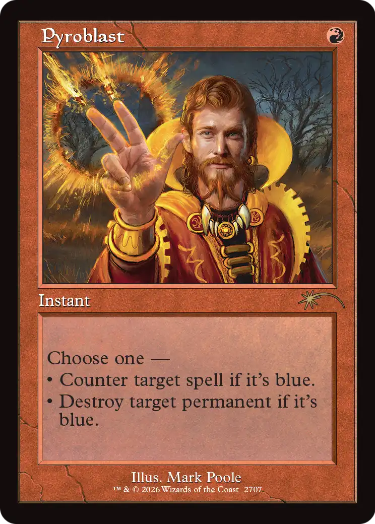 Pyroblast (Retro Frame) [Secret Lair Drop Series] | Lots Moore NSW