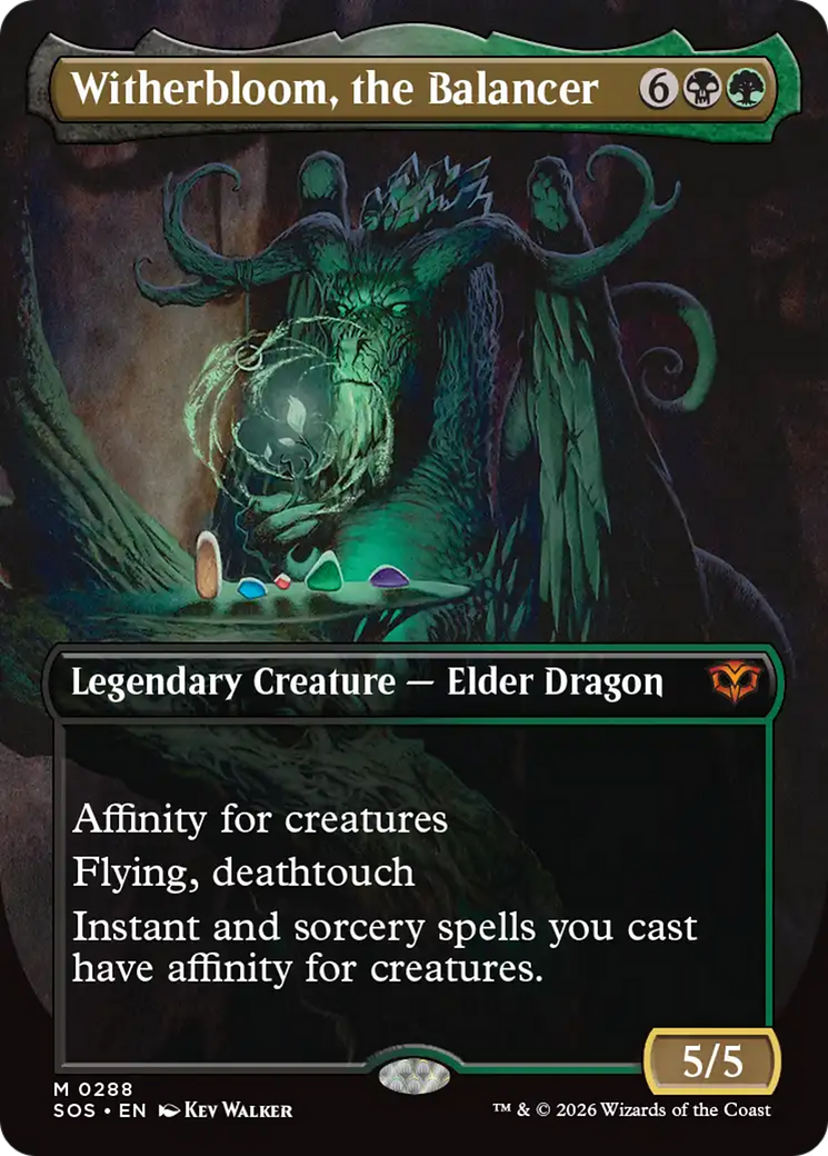 Witherbloom, the Balancer (Borderless) [Secrets of Strixhaven] Magic: The Gathering | Lots Moore NSW