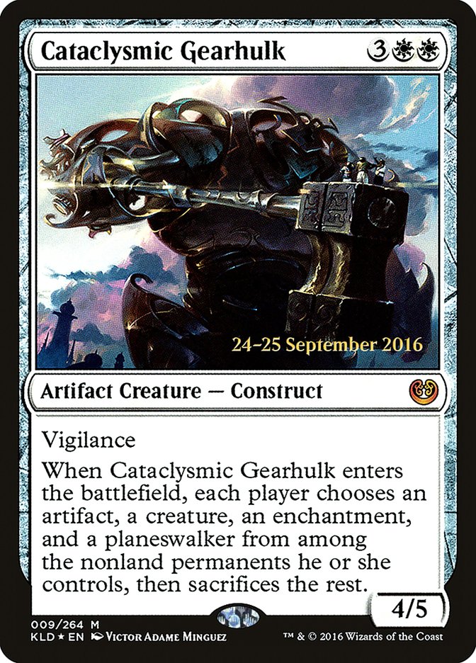 Cataclysmic Gearhulk [Kaladesh Prerelease Promos] | Lots Moore NSW