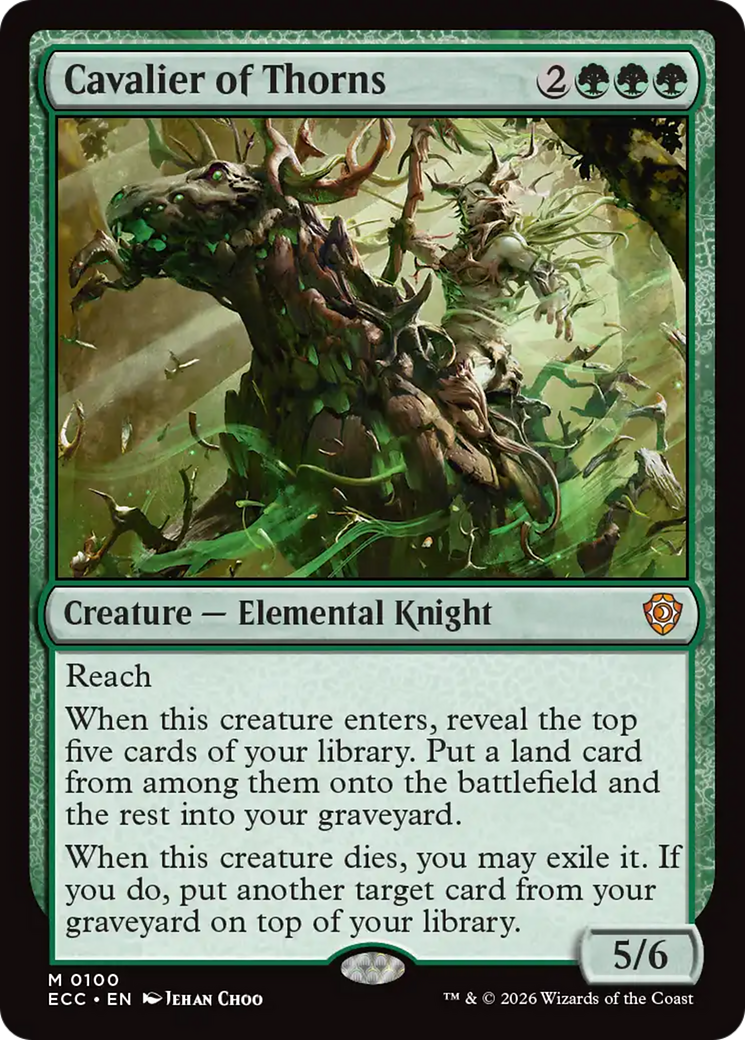 Cavalier of Thorns [Lorwyn Eclipsed Commander] | Lots Moore NSW