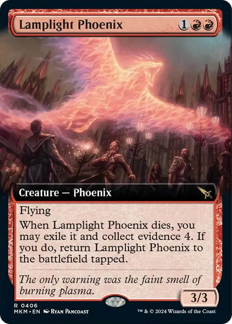 Lamplight Phoenix (Extended Art) [Murders at Karlov Manor] | Lots Moore NSW