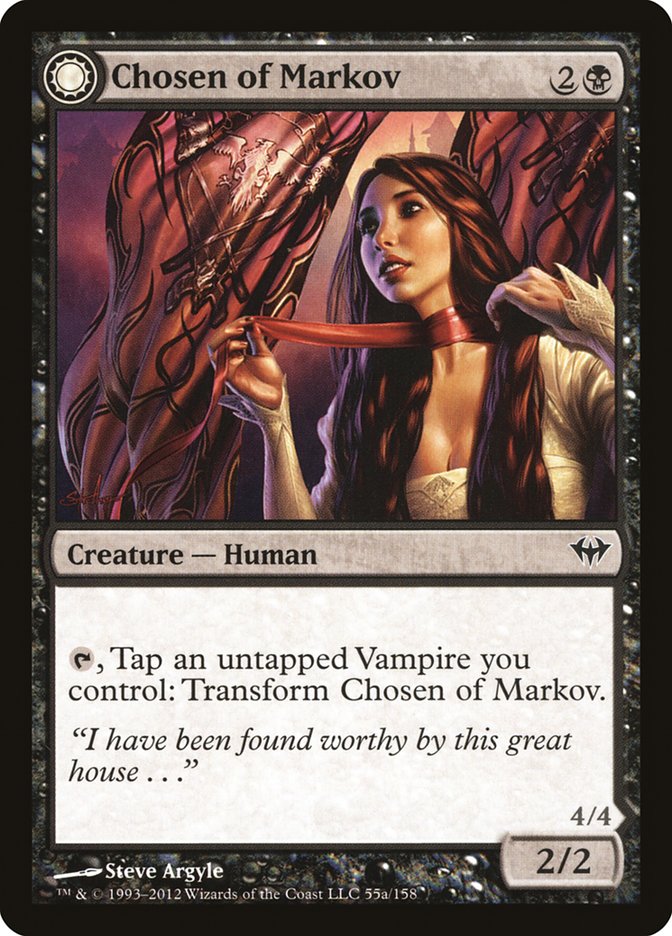 Chosen of Markov // Markov's Servant [Dark Ascension] | Lots Moore NSW