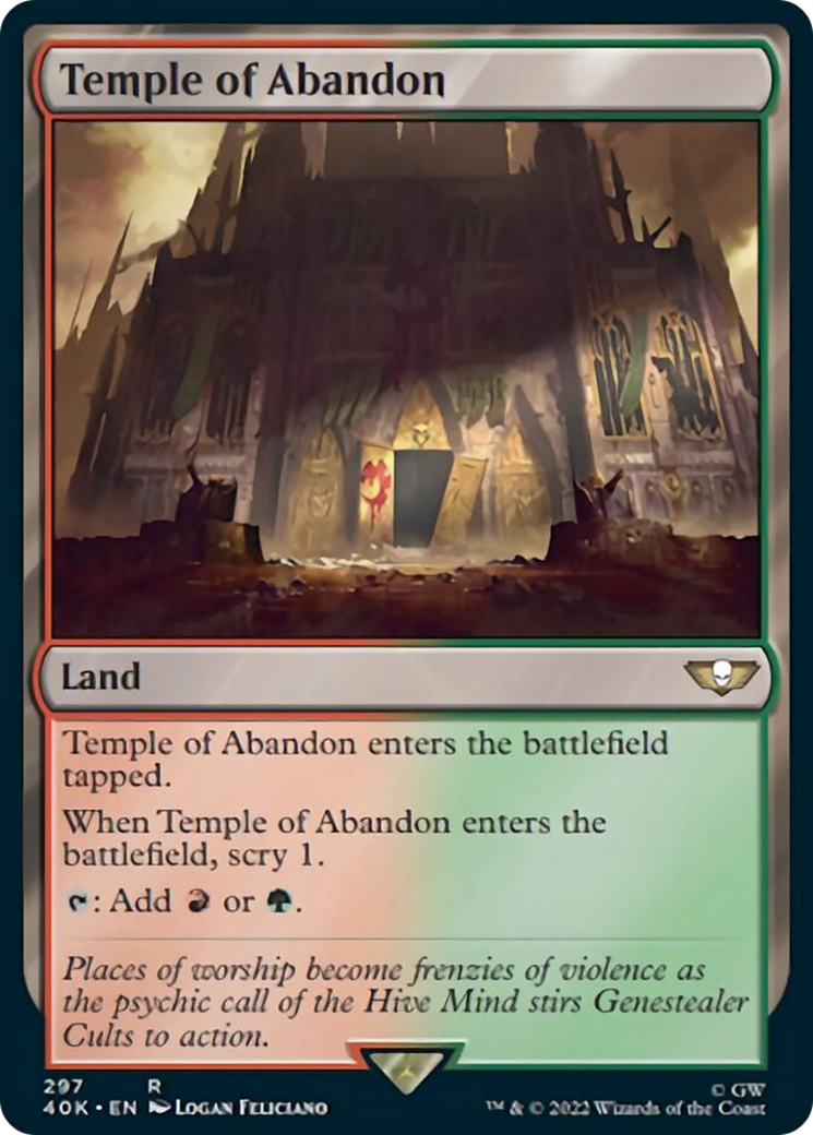 Temple of Abandon (Surge Foil) [Warhammer 40,000] | Lots Moore NSW